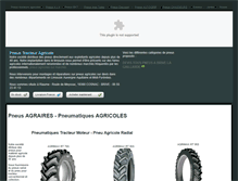 Tablet Screenshot of pneus-tracteurs-agricoles.com